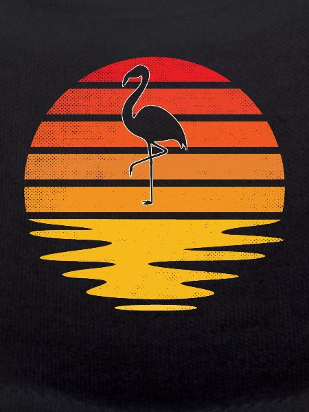 Flamant rose Rétro