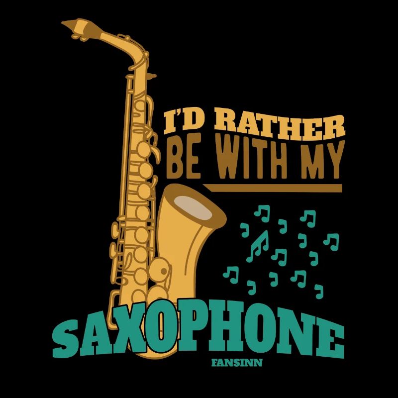 Je préfère être avec mon saxophone
