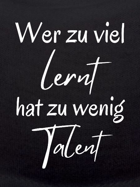 Talent oder lernen