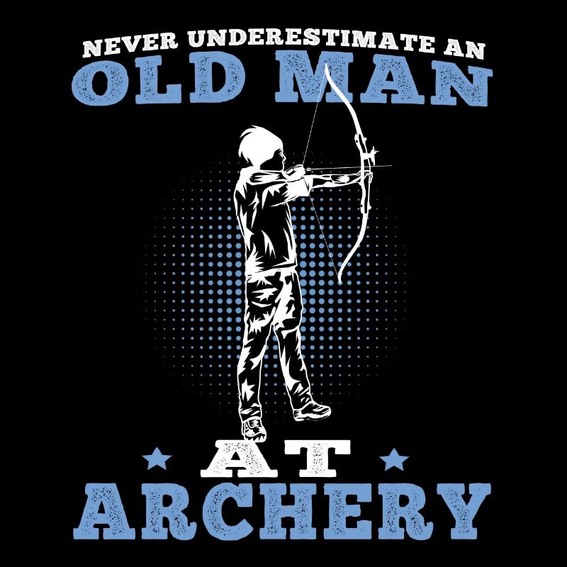 Old Man Archery Bogen Bogenschütze Bogenschützen