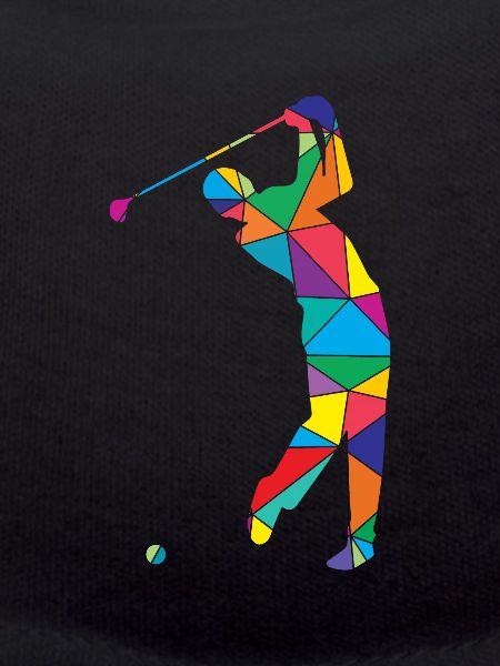 Low Poly Golfer Polygon Golf