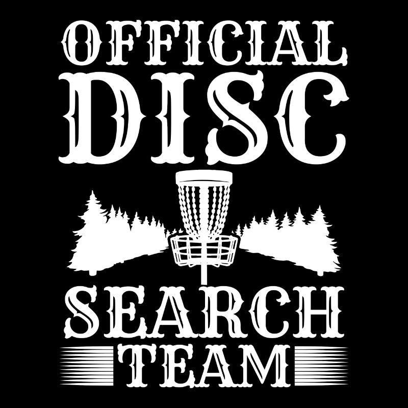 Équipe officielle de recherche de disques Disc Golf Course Frisbee