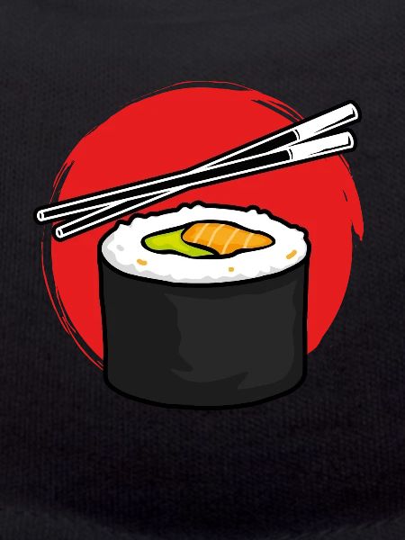 Maki sushi roll Red Sun