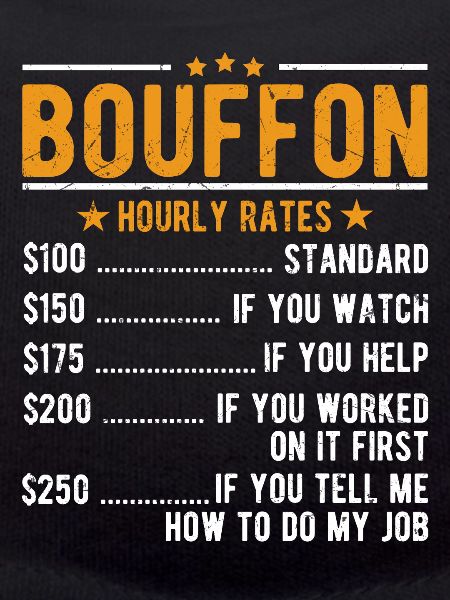 Bouffon Stundenlohn