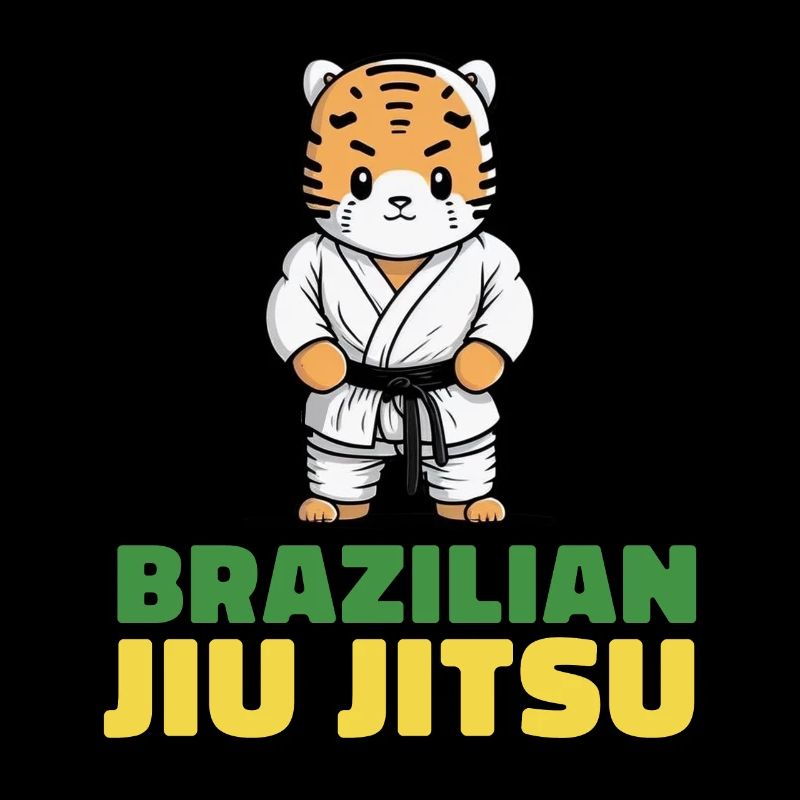 Brasilianisches Jiu Jitsu Grappling Tiger