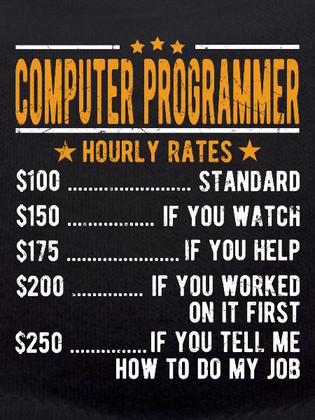 Computerprogrammierer Stundenlohn