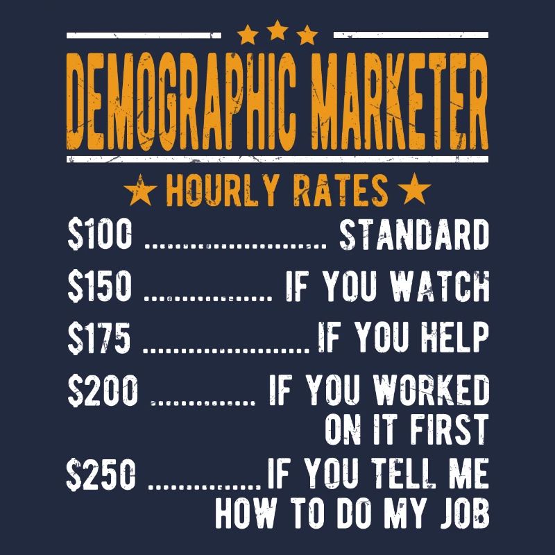 Demographic Marketer Hourly Wage