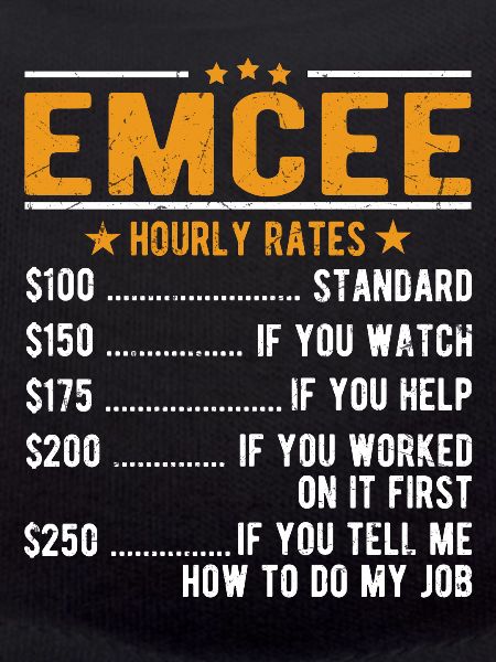Moderator hourly wage