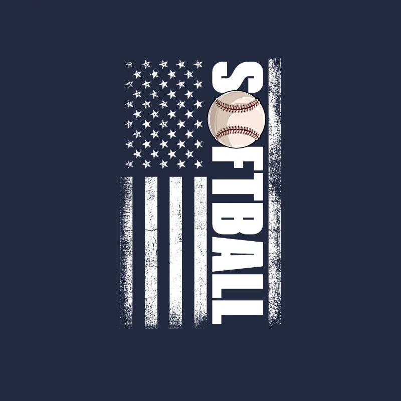 Softball USA Baseball Amerika Pitcher Geschenk