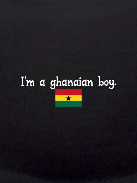 I'm a Ghanaian boy