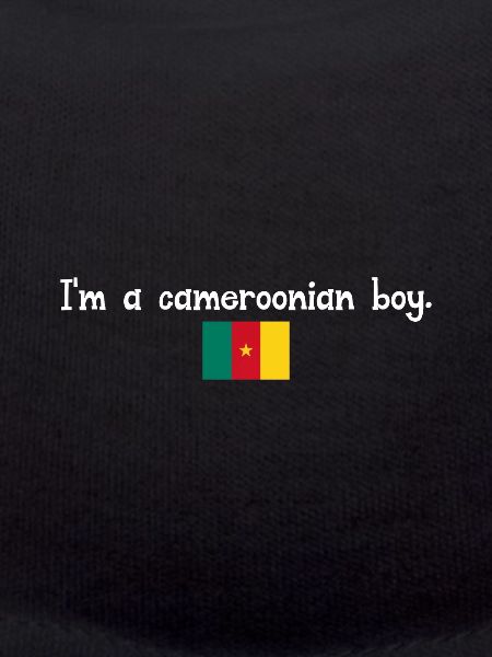 I'm a Cameroonian boy