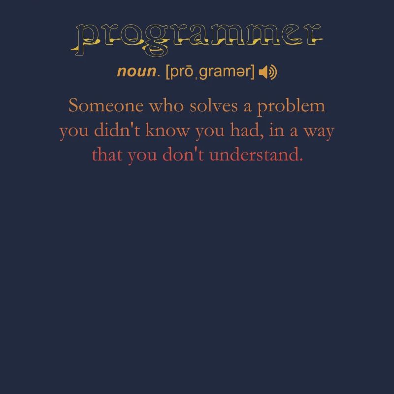 Programmeur Drôle de définition Codage Humour Vintage