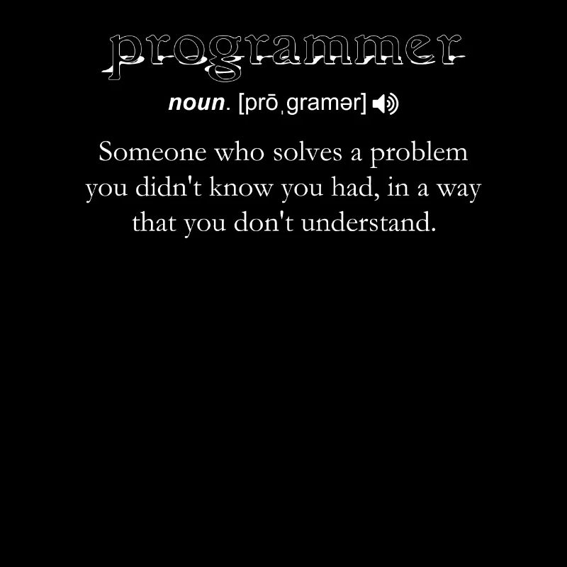 Programmer Funny Definition Coding Humor Computer