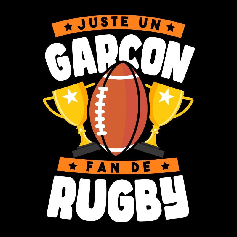 Juste Un Garçon Fan De Rugby