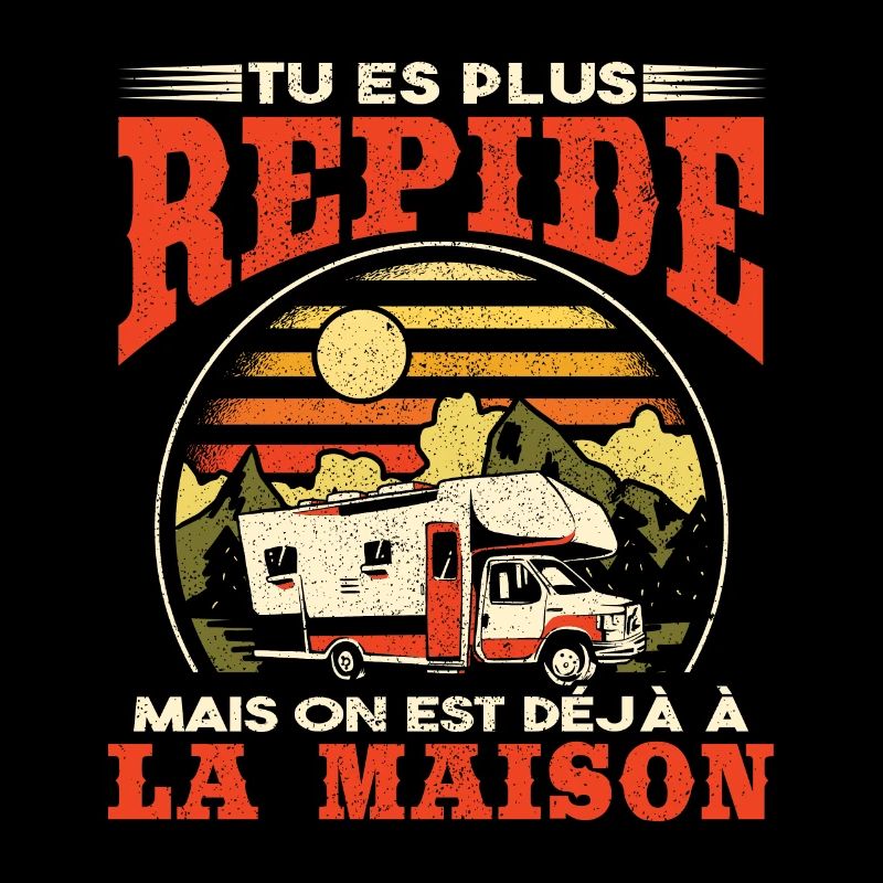 Drôle Campeur Camping Cadeau