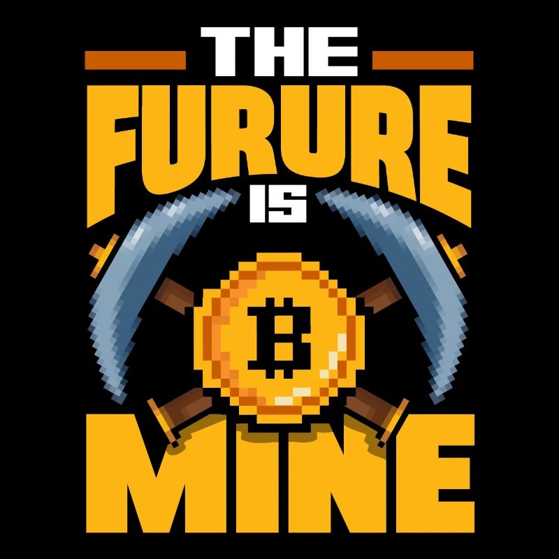 L’avenir est à moi Retro Pixel Crypto-monnaie