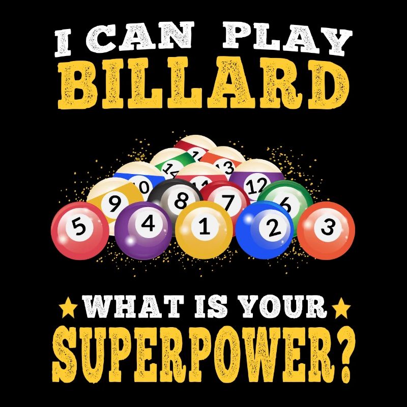 I can play billiards Snooker Billiards player