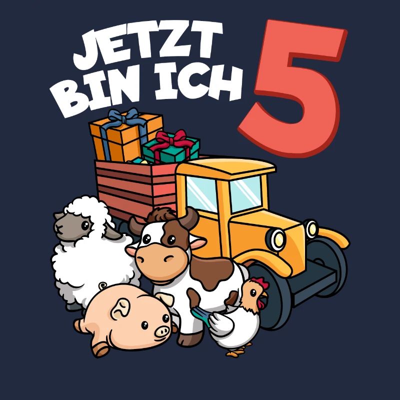 Ich bin schon 5 Traktor 5. Geburtstag