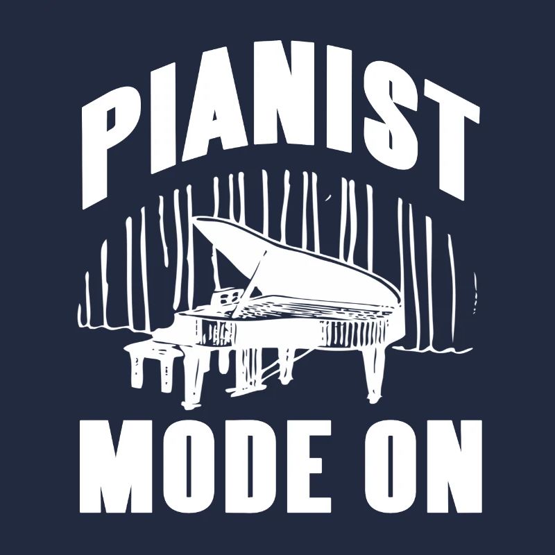 Mode pianiste sur les conceptions de piano rétro cool