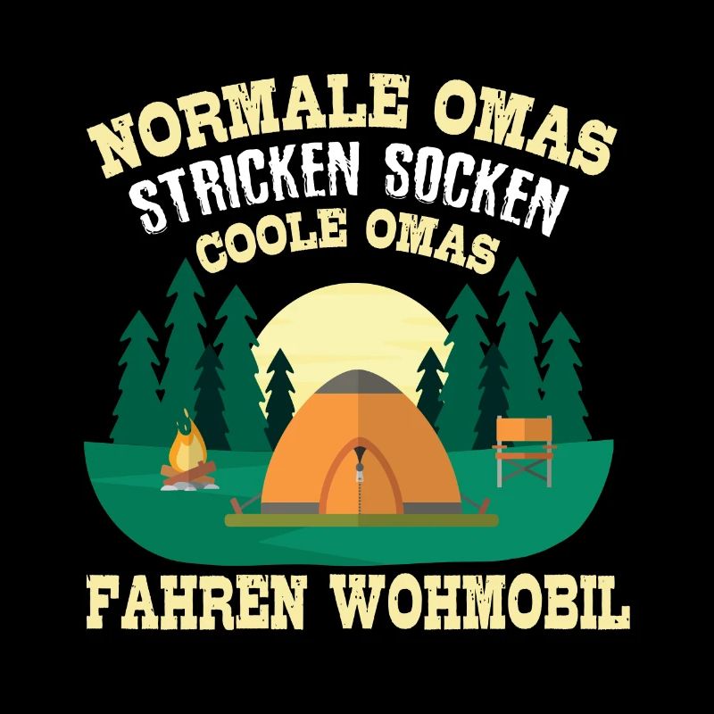 Witziger Spruch Coole Oma Omi Geschenk Wohnwagen