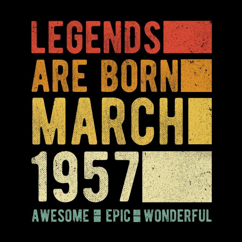 Anniversaire Mars 1957