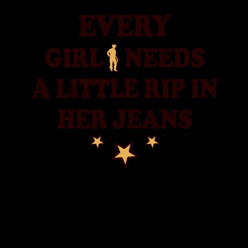 Jedes Mädchen braucht einen kleinen Riss in ihrer Jeans