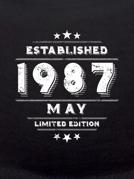 Anniversaire en mai 1987 - mai