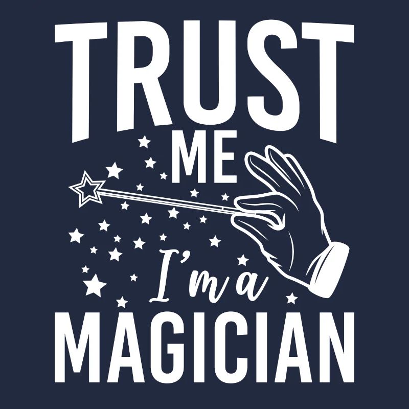 Tro mig im En tryllekunstner Wizard Magic Trick Magic