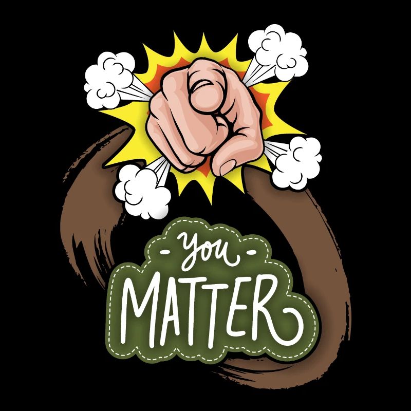 Motivation-Inspiration Zeigefinger Spruch, Comic