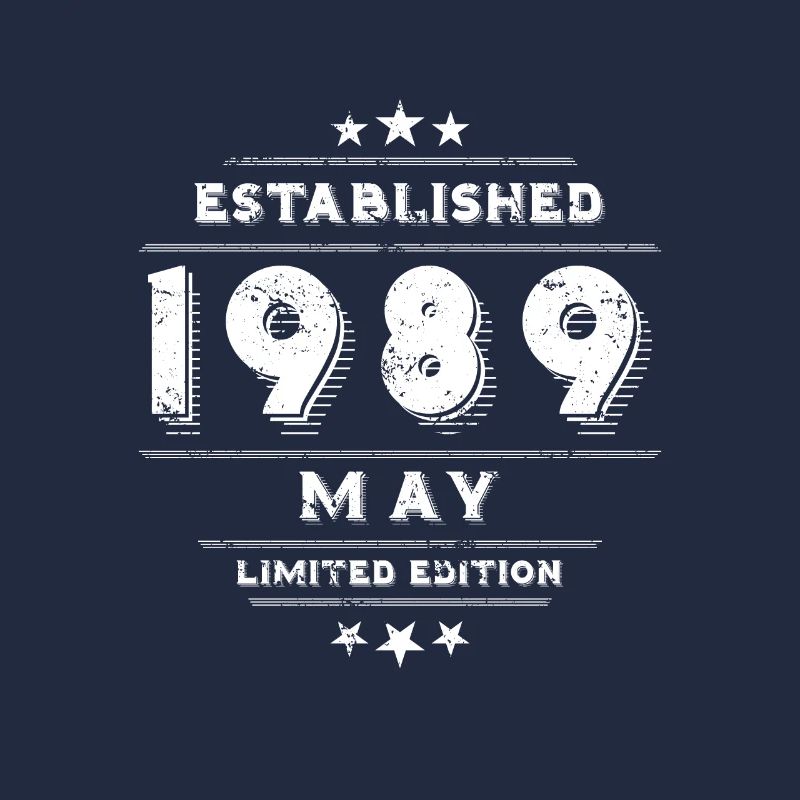 Birthday in May 1989 - May