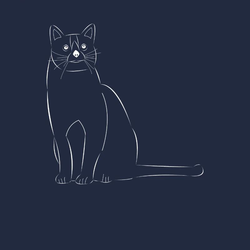 Chat dessiné