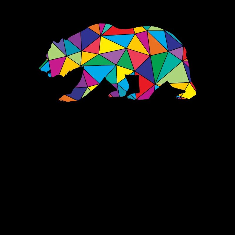 Ours Polygone Low Poly Animal sauvage