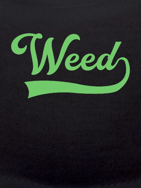 Weed lettering