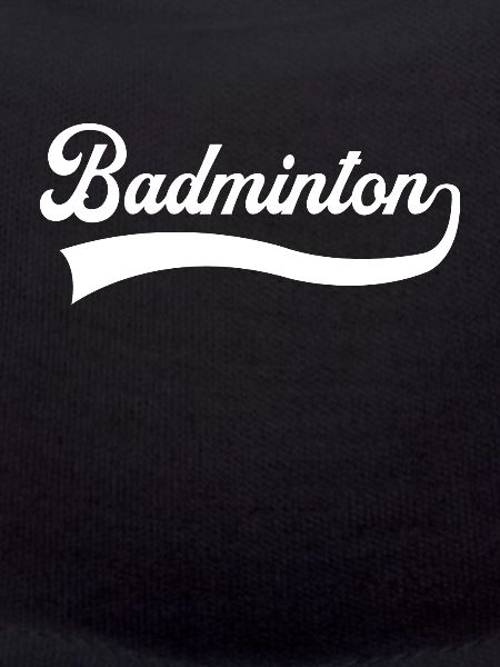 Lettrage de badminton