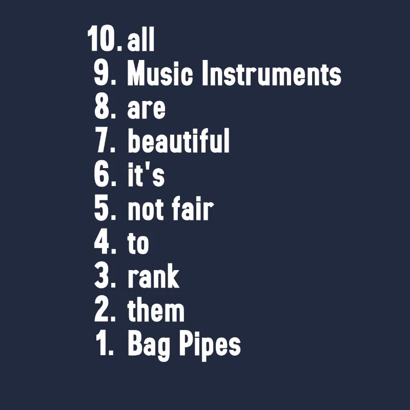 Drôles de musiciens Dictons Instruments de musique Cornemuse