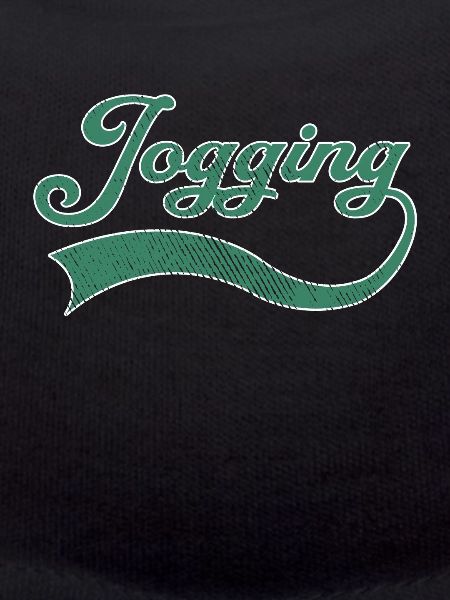 Lettrage de jogging