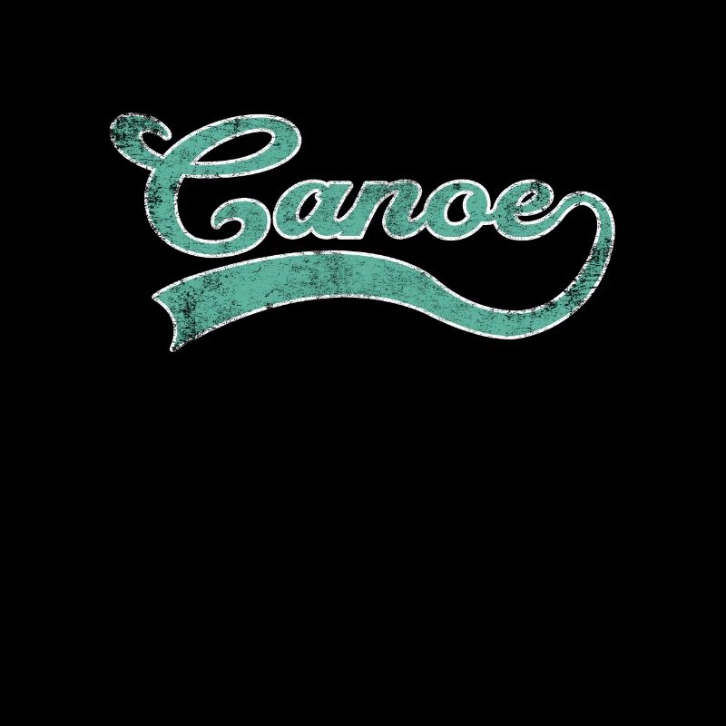 Canoe Canoeing lettering