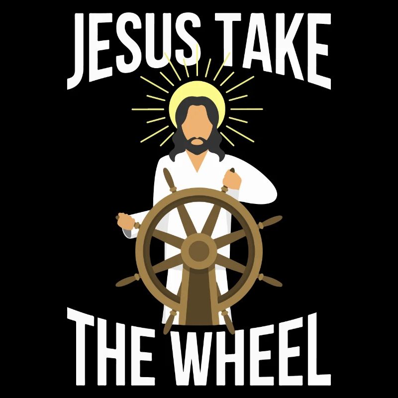 Jésus sauve prendre une roue
