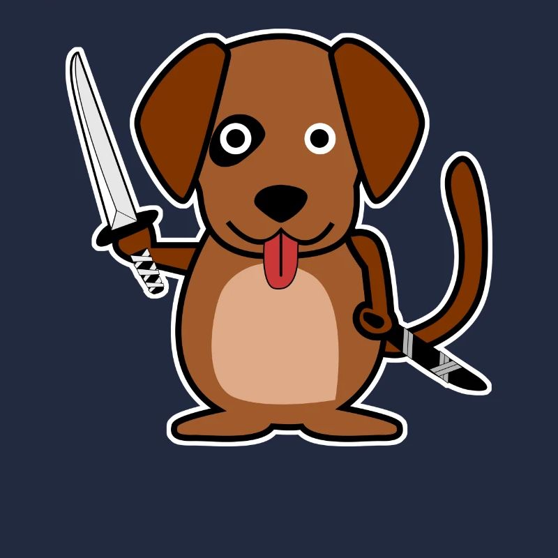 Katana Chien Samouraï Épée Ninja Épée