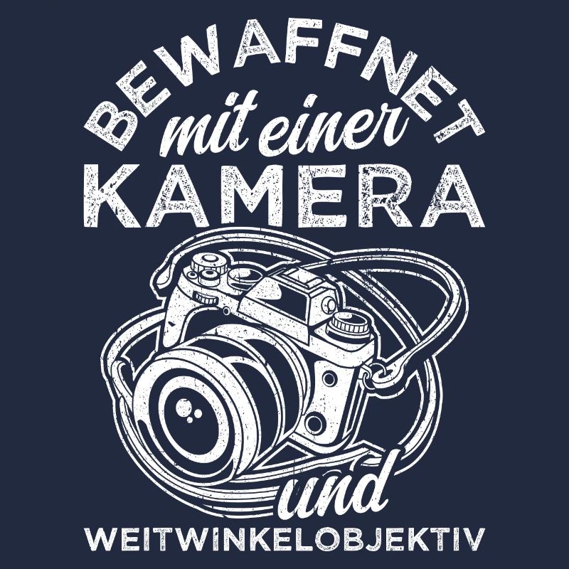 Bewaffnet mit einer KAMERA und WEITWINKELOBJEKTIV