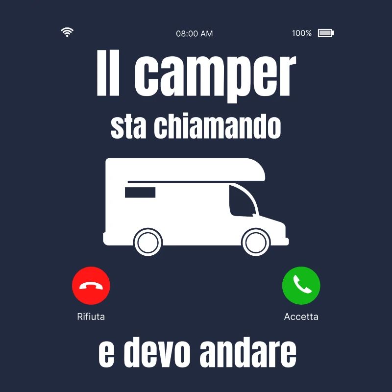 Le campeur appelle