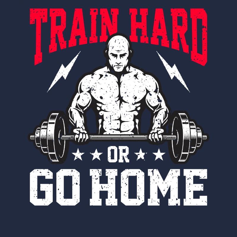 Trainiere hart oder geh nach Hause