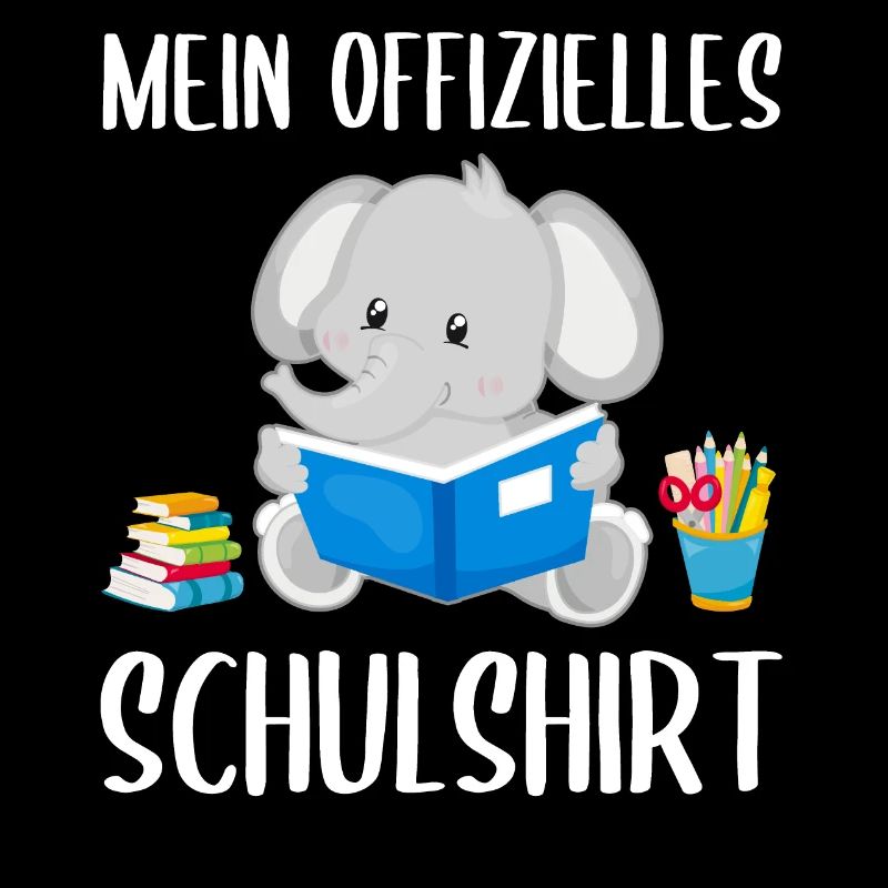 Elefant Schulshirt Schulbeginn Schule Geschenk