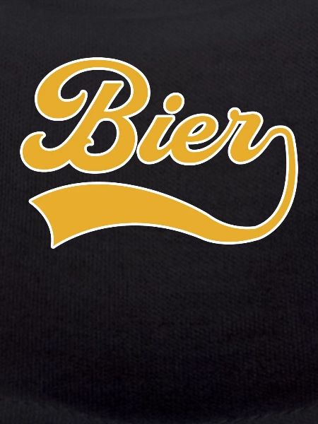 Bier Schriftzug