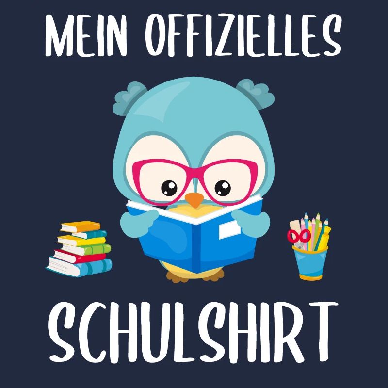Eule Uhu Schulshirt Schulbeginn Schule Geschenk