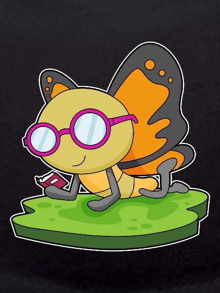 Butterfly Nerd Book Glasses