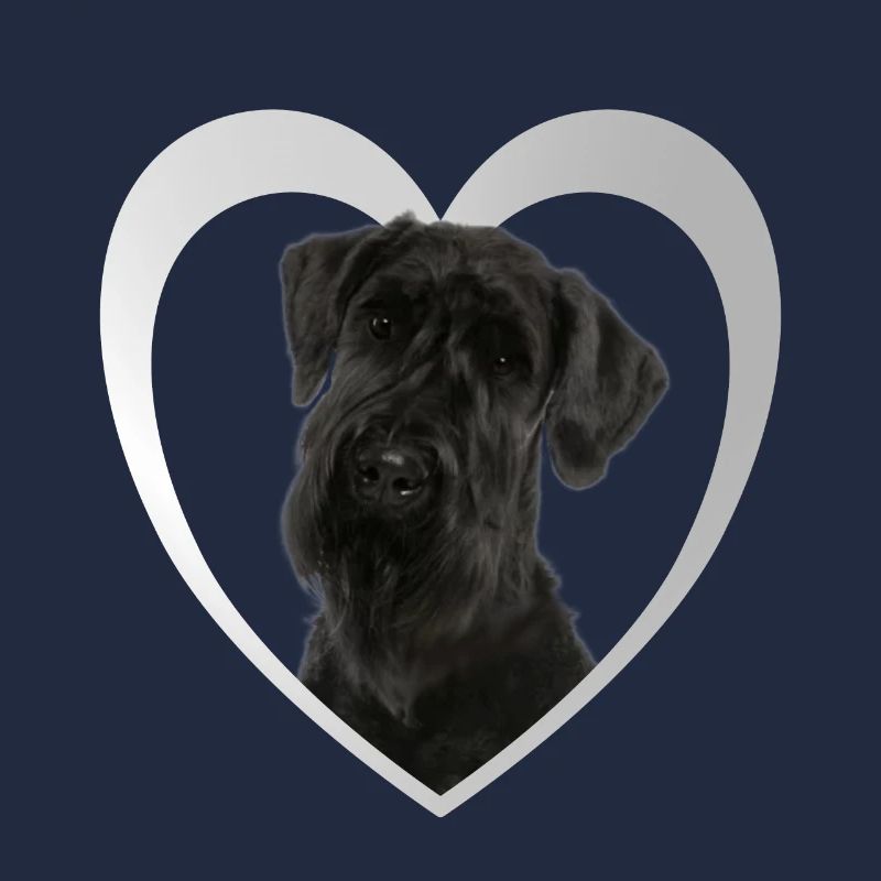 Cœur de Schnauzer géant - J’aime le Schnauzer géant
