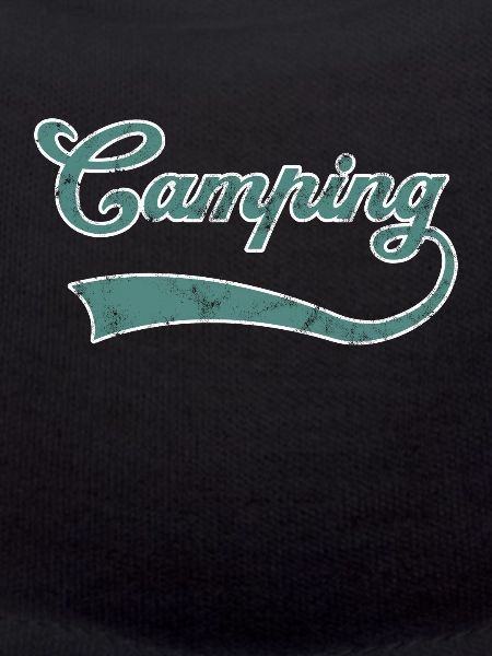 Camping lettering
