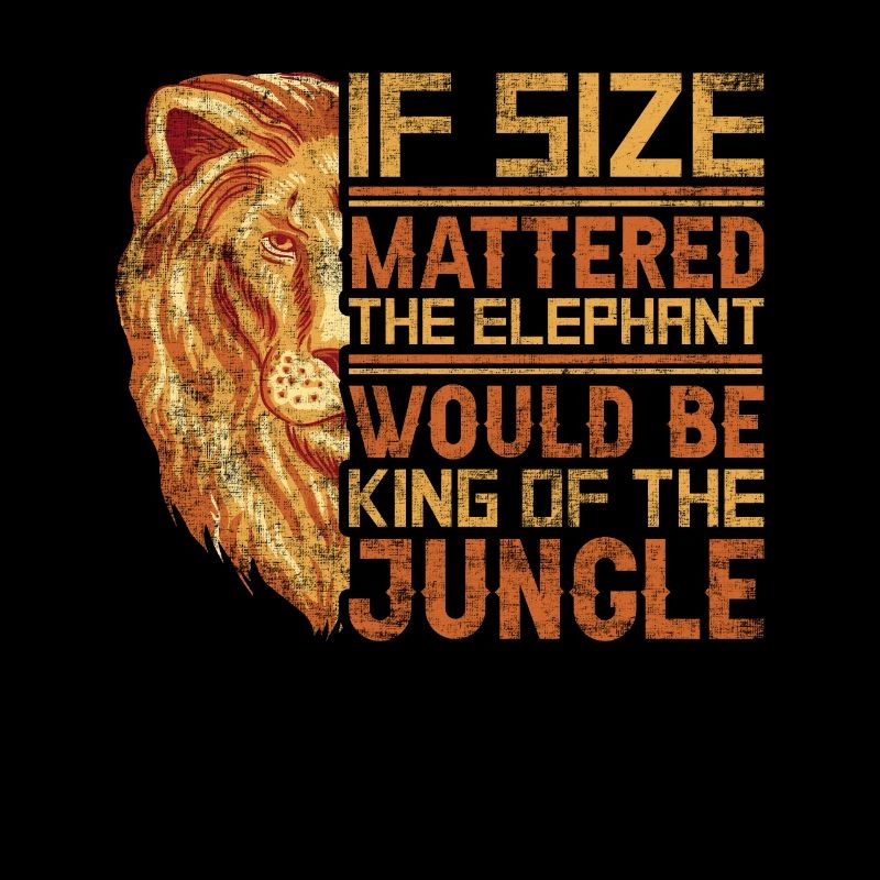 Size Dont Matter Cool Lion Jiu Jitsu