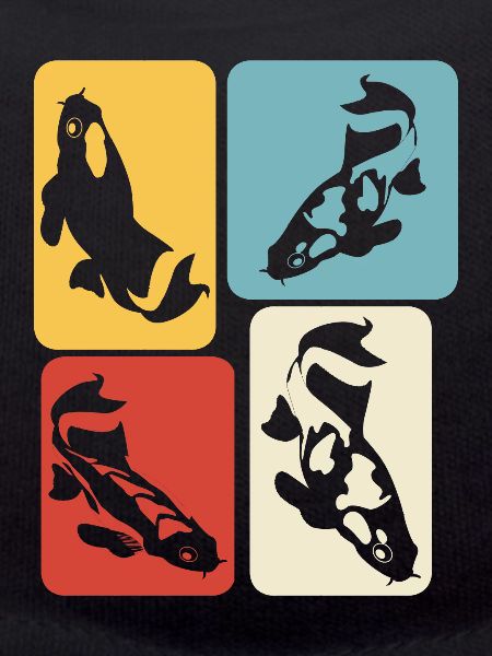 Koi Karpfen Retro Kois